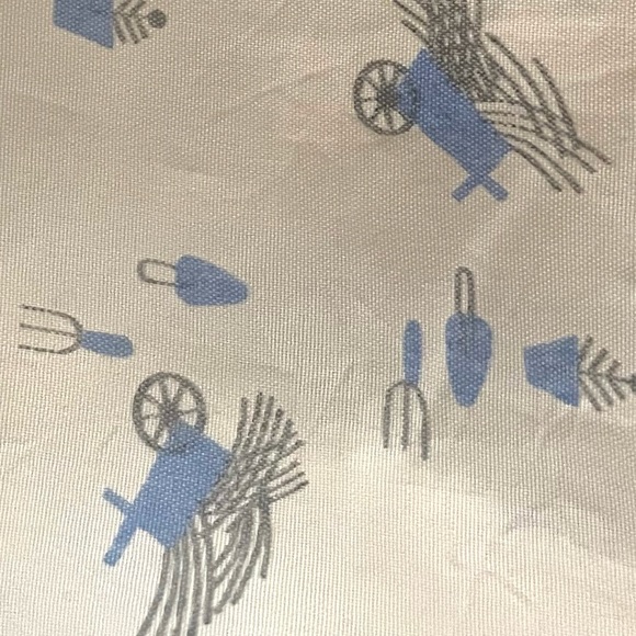 Vintage Women’s Short Sleeze Blouse with Neck Tye and Sleeve Details 150s 1960s - Picture 3 of 7